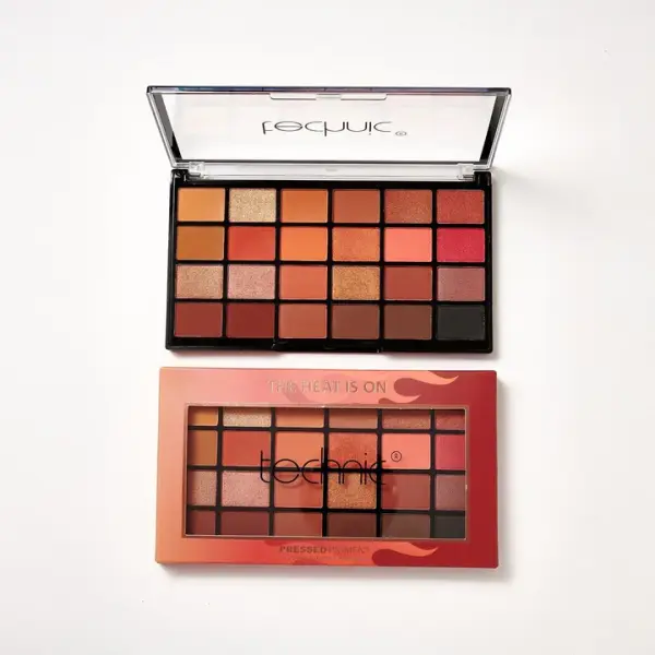Technic 24 Shades Pressed Pigments Eyeshadow Palette- Heat Is On
