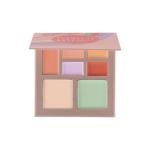 W7 Flawless Base Cream Colour Correcting Palette - 7 Shades to Improve Skin Discolouration & Imperfections