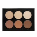 W7 Lift & Sculpt Cream Contour Kit - Concealing, Highlighting & Contouring Makeup Palette - Step-by-Step Instructions Included