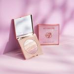 W7 Afterglow Blusher & Highlight Compact - Pink & Gold Glowing Pressed Powder Compact