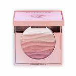W7 Afterglow Blusher & Highlight Compact - Pink & Gold Glowing Pressed Powder Compact