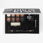 W7 Brow King Ultimate Eyebrow Kit - Shape, Define & Groom Palette - Professional Makeup Set