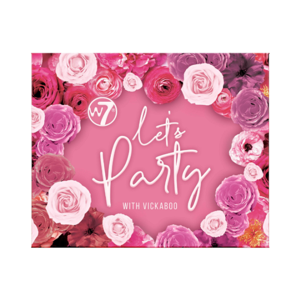 W7 Let's Party With Vickaboo Pressed Pigment Palette