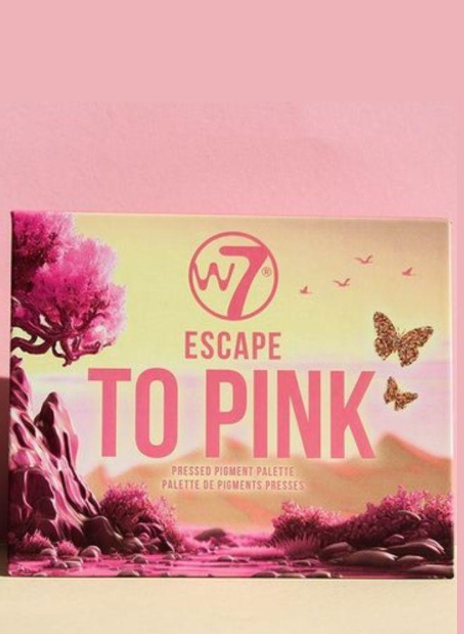 W7 Escape To Pink Pressed Pigment Palette