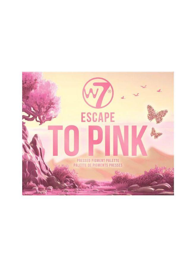 W7 Escape To Pink Pressed Pigment Palette