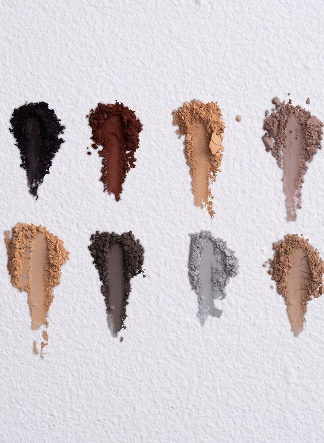 W7 Just Mattes Pressed Pigment Palette - 30 Natural Nude Colours - Flawless Long-Lasting Every Day Vegan Makeup