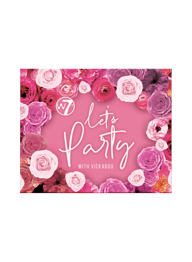 W7 Let's Party With Vickaboo Pressed Pigment Palette