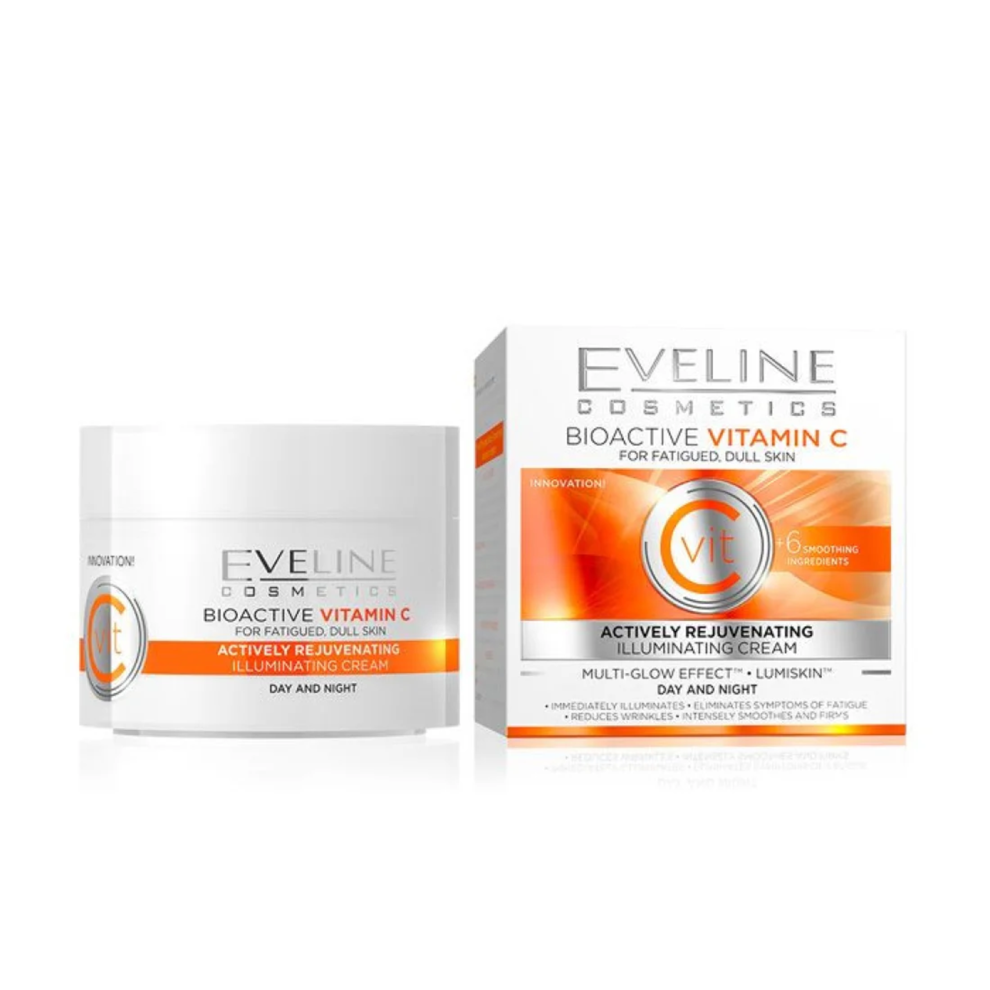Eveline Bioactive Vitamin C Actively Rejuvenating Illuminating Day & Night Cream 50ml