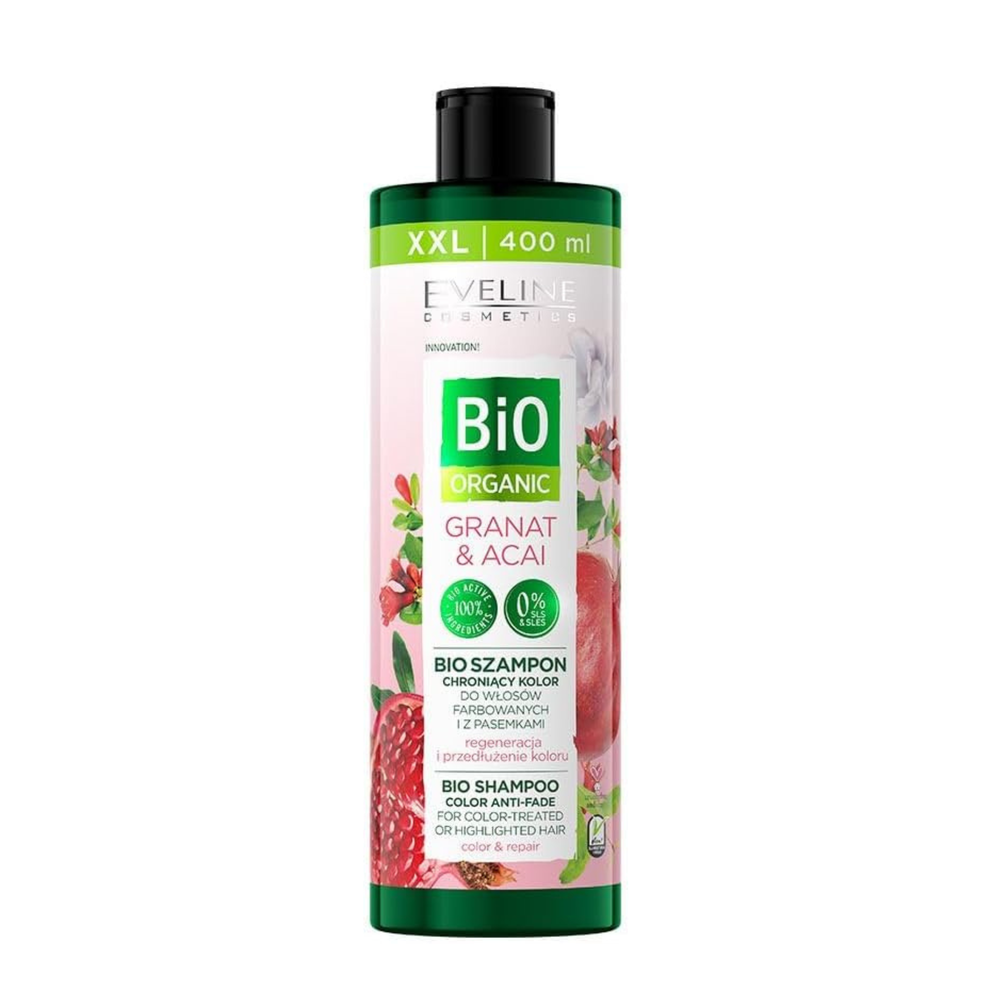 Eveline Bio Organic Bio Shampoo Color Anti-Fade Granat & Acai 400ML
