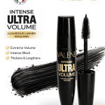 VALENE Intense Ultra Volume Mascara, Blackest Black – Volumizing & Lengthening Mascara, Clump-Free Formula for Thicker, Longer, Luxurious Lashes