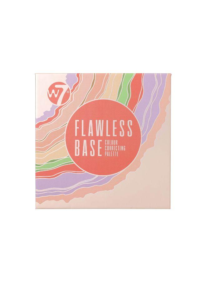 W7 Flawless Base Cream Colour Correcting Palette - 7 Shades to Improve Skin Discolouration & Imperfections