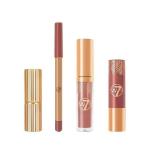 W7 Perfect Pout Lip Essentials - Tinted Lip Balm - Lip Liner - Matte Lipstick - Lip Gloss