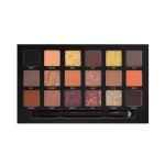 W7 Influence Pressed Pigment Palette Makeup Tones: Matte, Shimmer, Glitter & Chromes | Colors: Hot Pinks, Soft Pinks, Purples, Blues | Cruelty Free, Vegan Makeup For Women